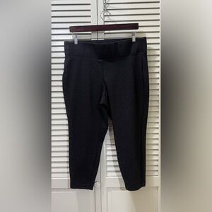 Torrid Womens Gray Speckled Cropped Leggings